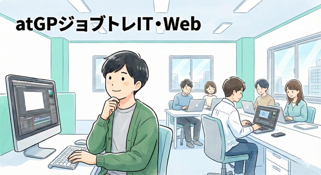 atGPジョブトレITの評判。Webデザイン・動画編集は実務で通用する？