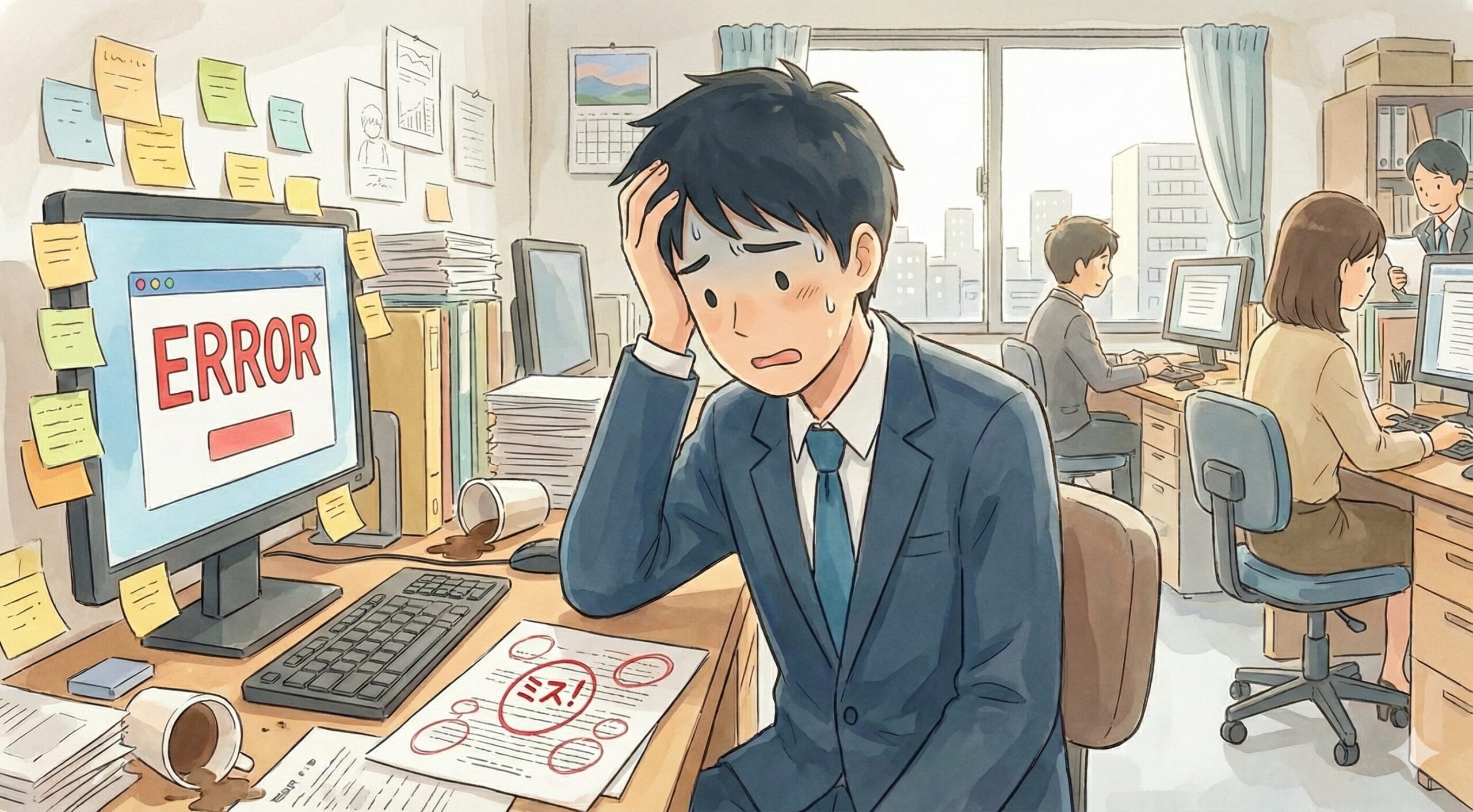 なぜ発達障害はケアレスミスが多いのか？脳の特性と「自分を責めない」ための対策ガイド
