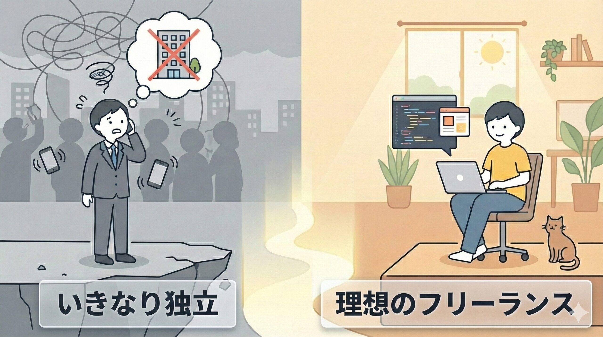 発達障害こそフリーランス？いきなり独立が99%失敗する理由と手順